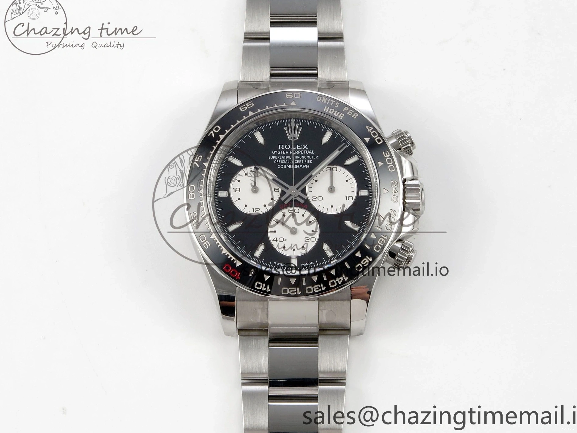 MiroTime 0316 Cozy Custom Daytona 126529 Le Mans  CLEAN 1:1 Best Edition White Dial on SS 904L Bracelet Custom Modded PPM 331